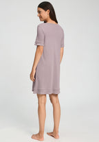 Pilar S/Slv Gown 95cm | Stormy Rose 74706-2467