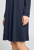 Pilar L/Slv Gown 100cm | Deep Navy 74707-1610