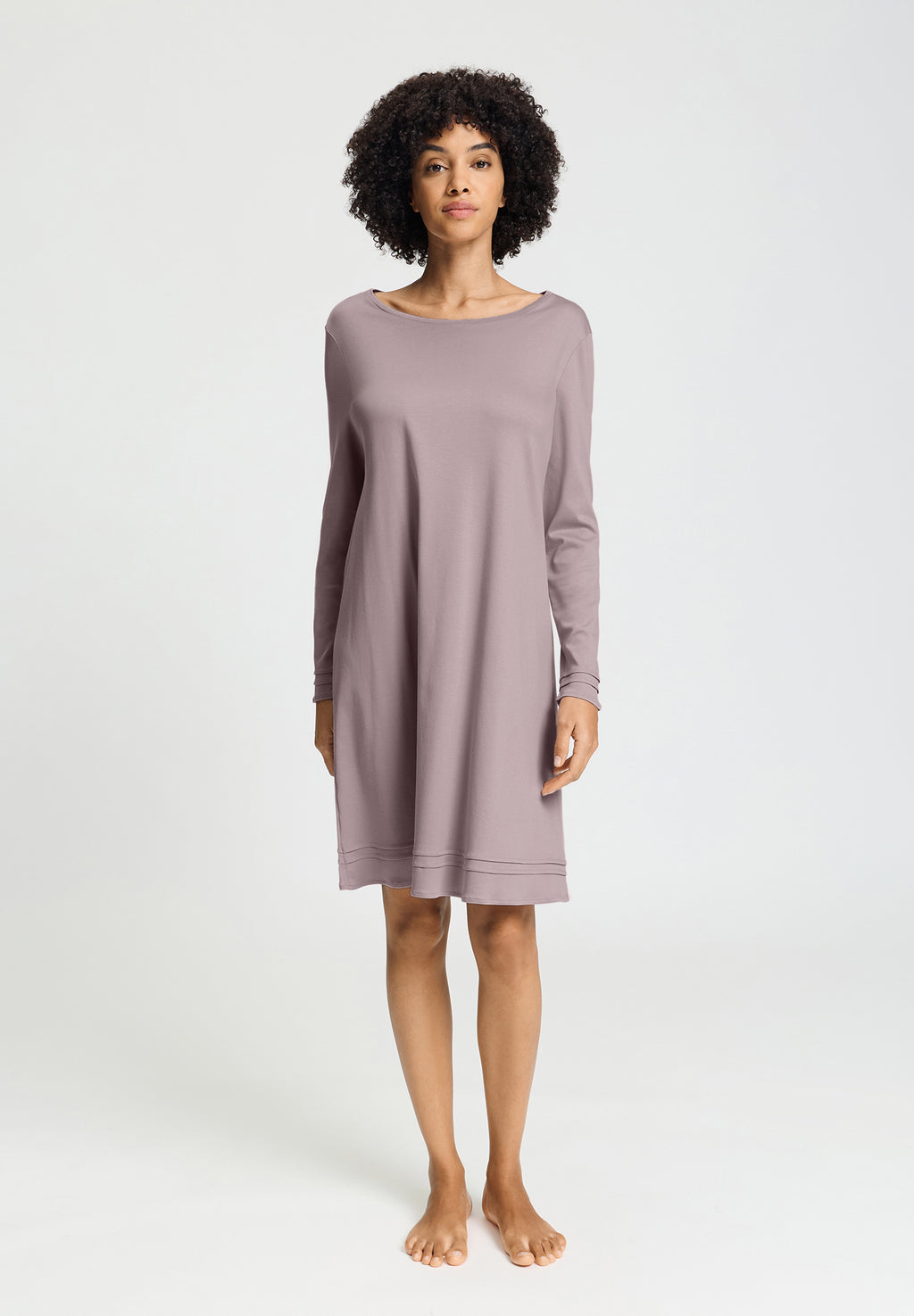 Pilar L/Slv Gown 100cm | Stormy Rose 74707-2467