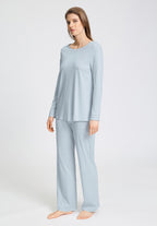 Pilar L/Slv Pajama | Pastel Sky 74708-2582