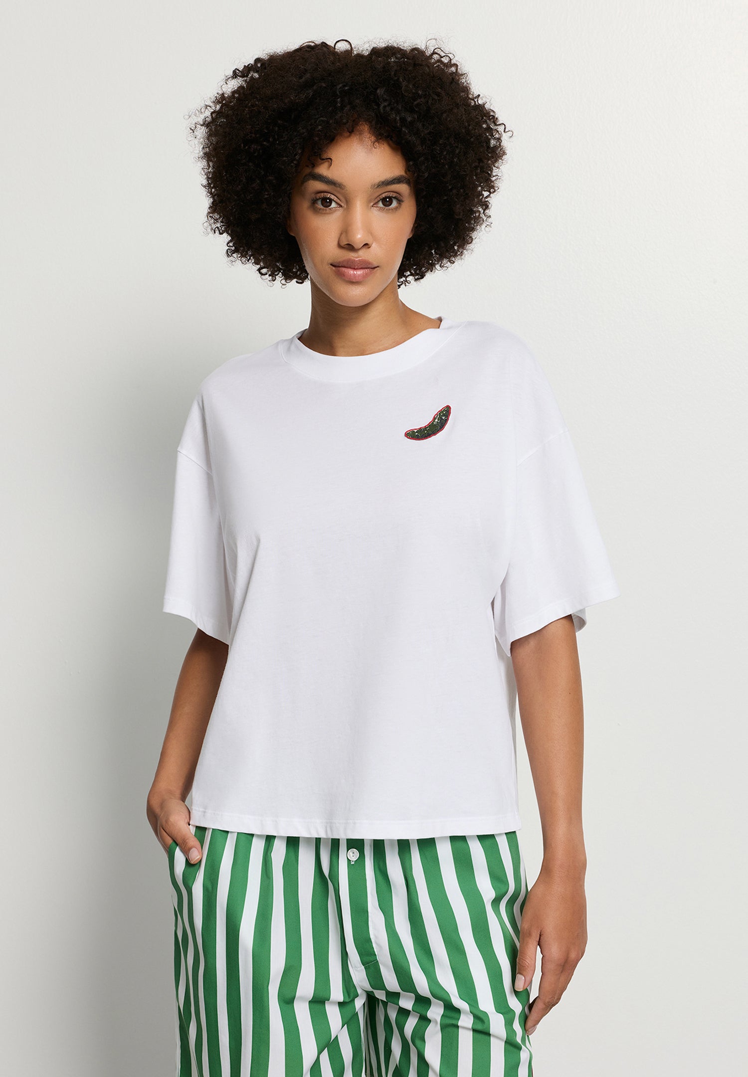 Charlotte Adam S/Slv Shirt | White 74716-101
