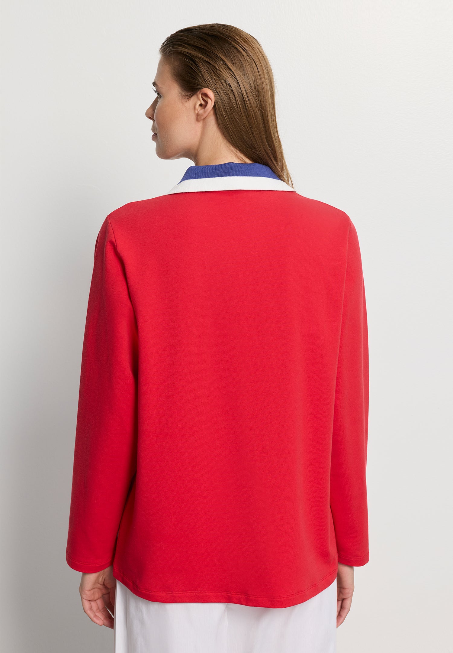 Charlotte Adam L/Slv Shirt | Cherry Red 74718-2442