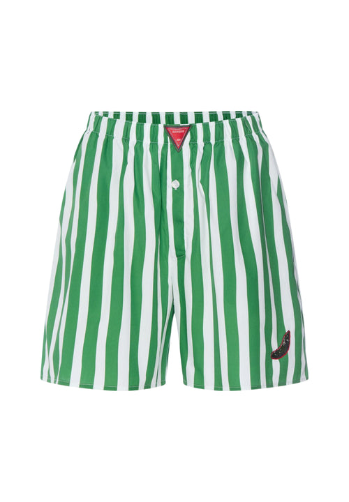 Charlotte Adam x HANRO Cotton Woven Shorts | Souvenir Stripes 74723-3085