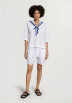 Charlotte Adam S/Slv Shirt | White 74724-101