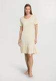 Isabella S/Slv Nightdress 100cm | Lemon Cake 74726-2217
