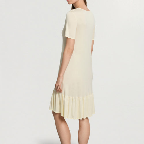 Isabella S/Slv Nightdress 100cm | Lemon Cake 74726-2217