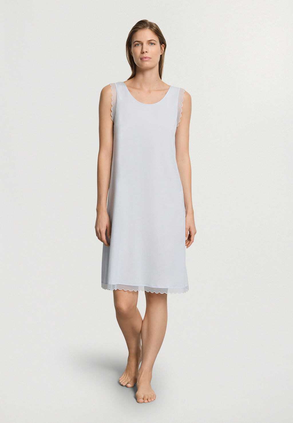 Inaya Sleeveless Nightdress 100cm | Watery Blue 74735-2244