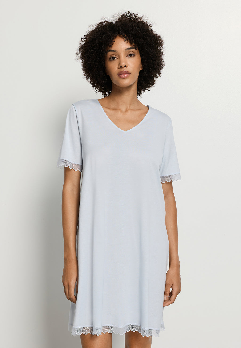Inaya S/Slv Nightdress 90cm | Watery Blue 74736-2244