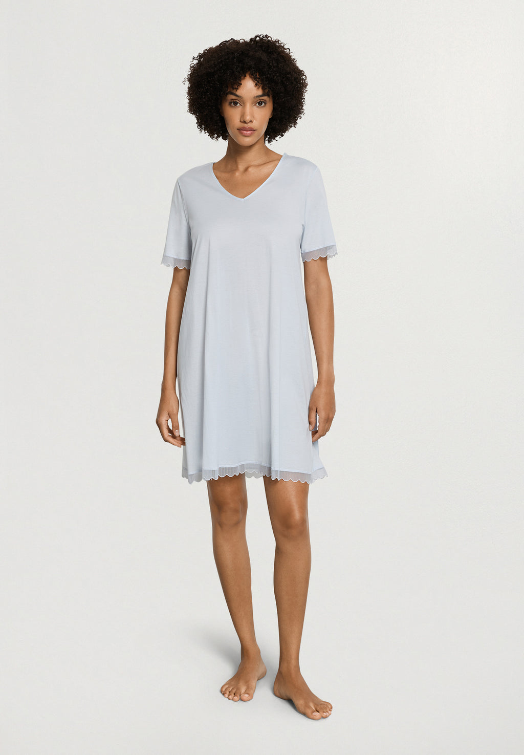 Inaya S/Slv Nightdress 90cm | Watery Blue 74736-2244