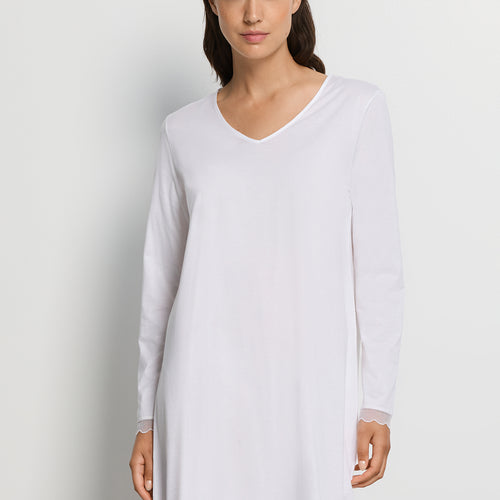 Inaya L/Slv Nightdress 95cm | White 74737-101