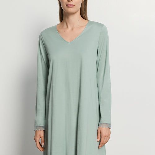 Inaya L/Slv Nightdress 95cm | Dark Seafoam 74737-2733