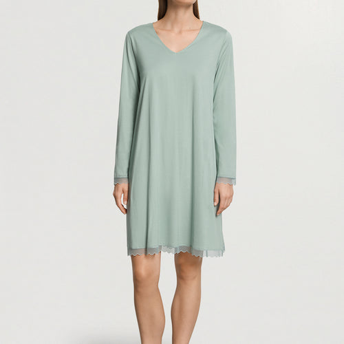 Inaya L/Slv Nightdress 95cm | Dark Seafoam 74737-2733