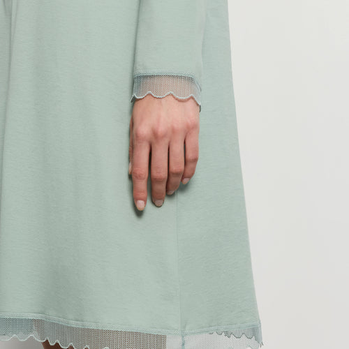 Inaya L/Slv Nightdress 95cm | Dark Seafoam 74737-2733