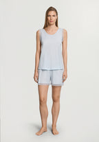Inaya Sleeveless Short Pyjama | Watery Blue 74738-2244