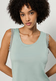 Inaya Sleeveless Short Pyjama | Dark Seafoam 74738-2733