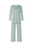 Inaya L/Slv Pyjama Crop Pants | Dark Seafoam 74739-2733