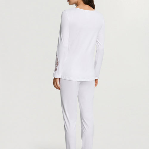 Belen L/Slv Pajama | White 74748-101