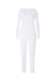 Belen L/Slv Pajama | White 74748-101