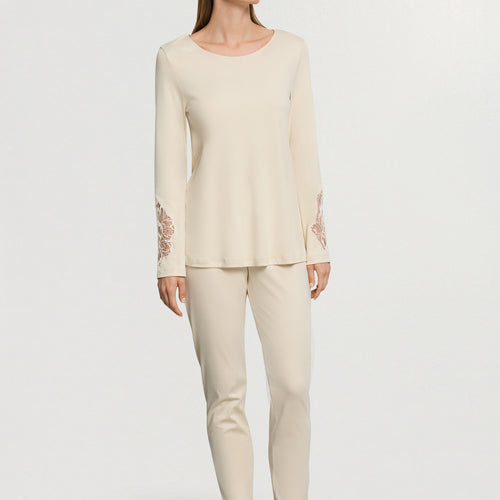 Belen L/Slv Pajama | Summer Sand 74748-2811