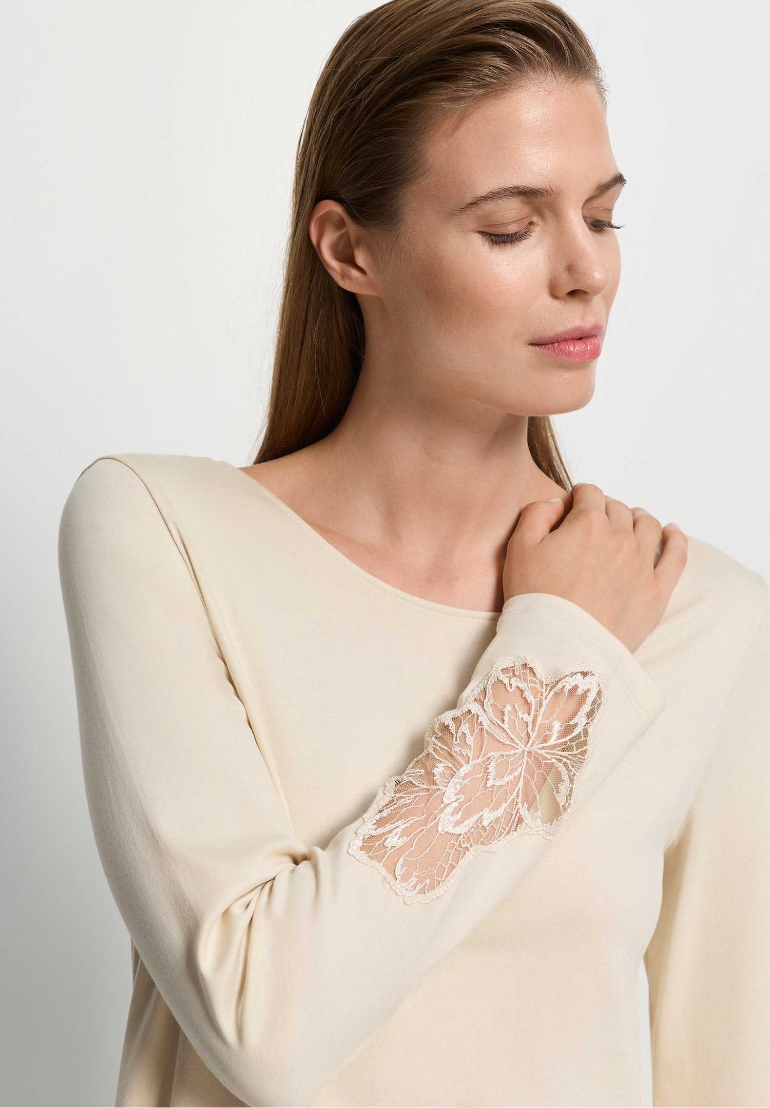 Belen L/Slv Pajama | Summer Sand 74748-2811