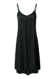Indra Jacquard Stripe Chemise | Dark Malachite 74760-2709