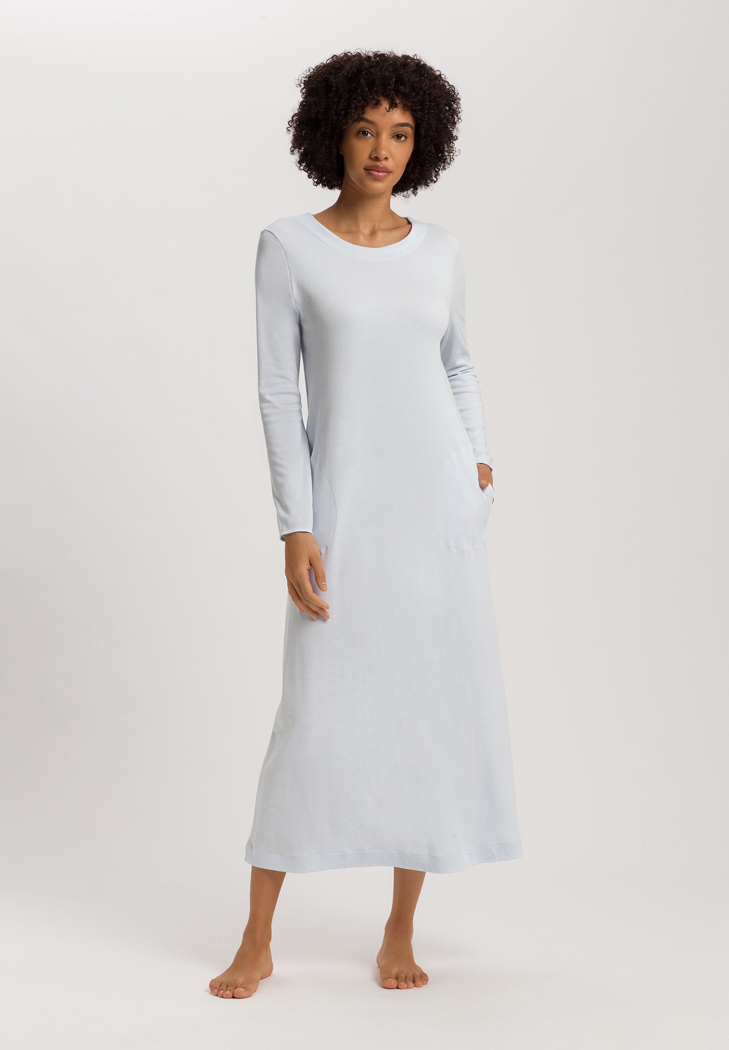 Malena Soft Cotton Nightgown | Powder Blue 74763-2512
