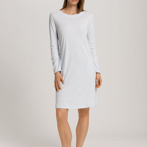 Malena Soft Cotton Nightgown | Powder Blue 74764-2512