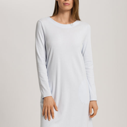 Malena Soft Cotton Nightgown | Powder Blue 74764-2512