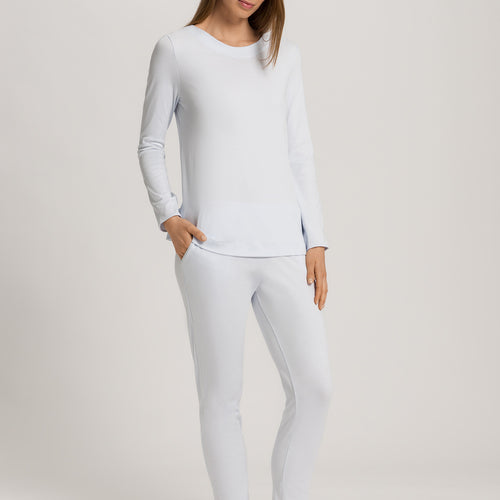 Malena Soft Cotton Pajama Set | Powder Blue 74765-2512