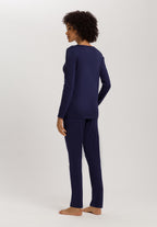 Malena Soft Cotton Pajama Set | Night Blue 74765-2624