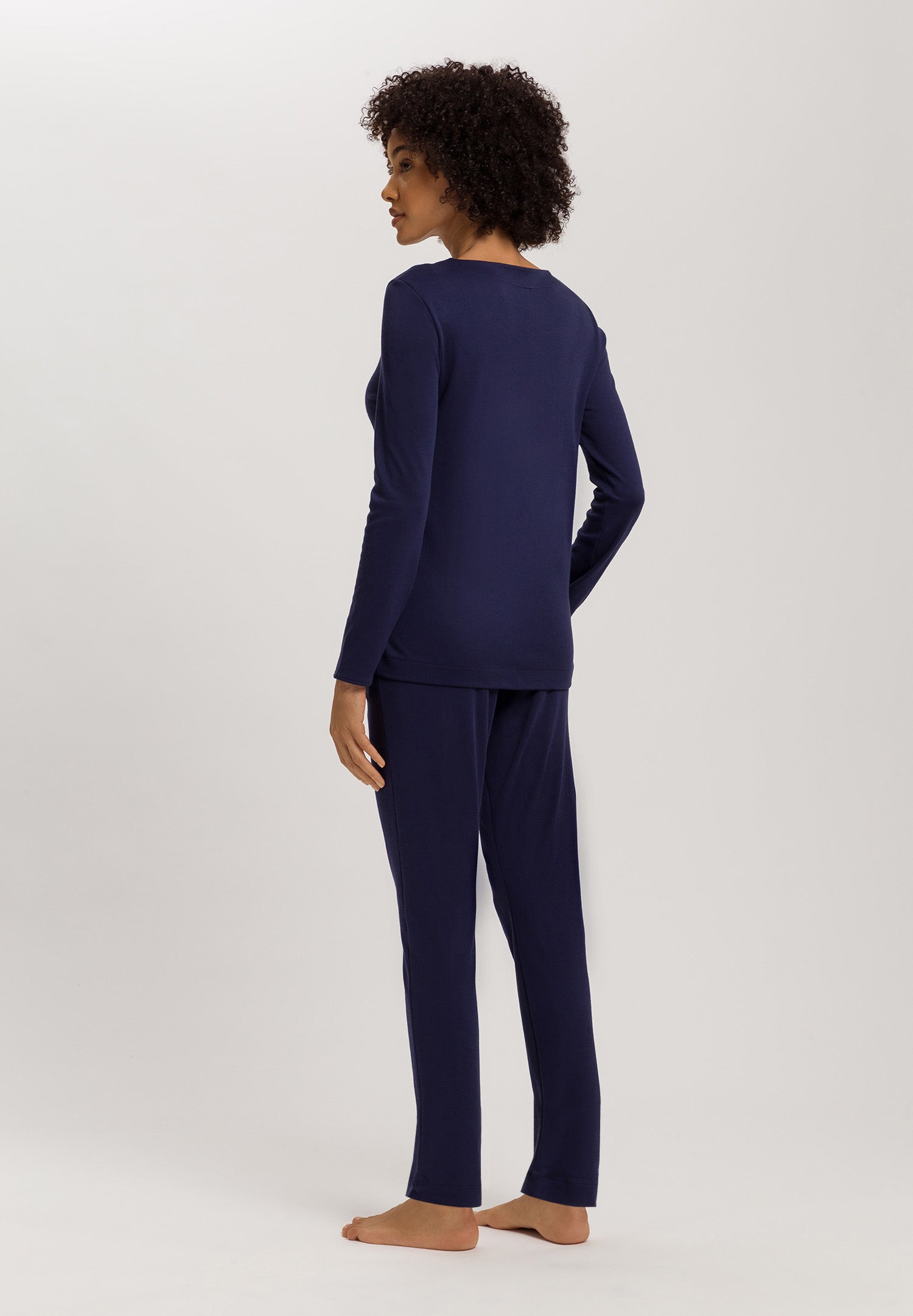 Malena Soft Cotton Pajama Set | Night Blue 74765-2624