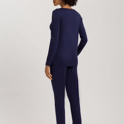Malena Soft Cotton Pajama Set | Night Blue 74765-2624