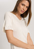 Claire Tencel™ And Cotton Nightgown | Misty White 74767-2123