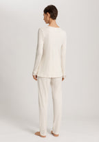Claire Tencel™ And Cotton Pajama Set | Misty White 74769-2123