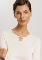 Claire Tencel™ And Cotton Pajama Set | Misty White 74769-2123