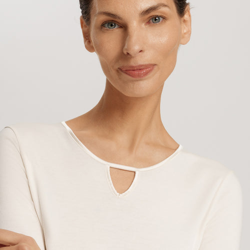 Claire Tencel™ And Cotton Pajama Set | Misty White 74769-2123