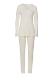 Claire Tencel™ And Cotton Pajama Set | Misty White 74769-2123