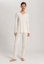 Claire Tencel™ And Cotton Pajama Set | Misty White 74769-2123