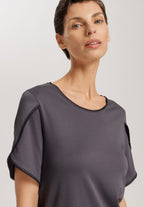 Una Crochetta Stitch Cotton Nightgown | Black Pearl 74771-2183