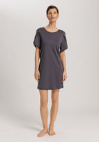 Una Crochetta Stitch Cotton Nightgown | Black Pearl 74771-2183