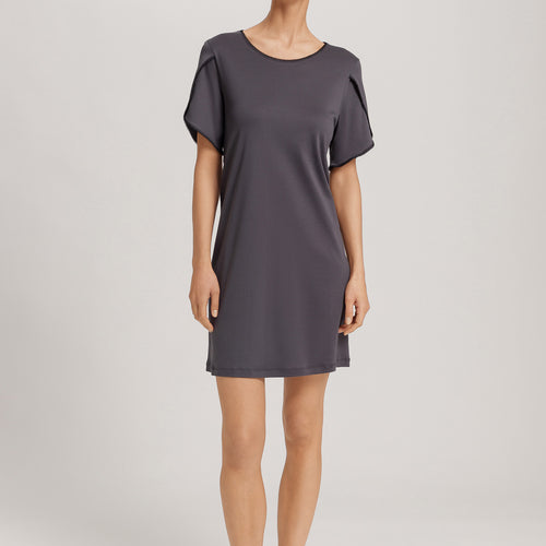 Una Crochetta Stitch Cotton Nightgown | Black Pearl 74771-2183
