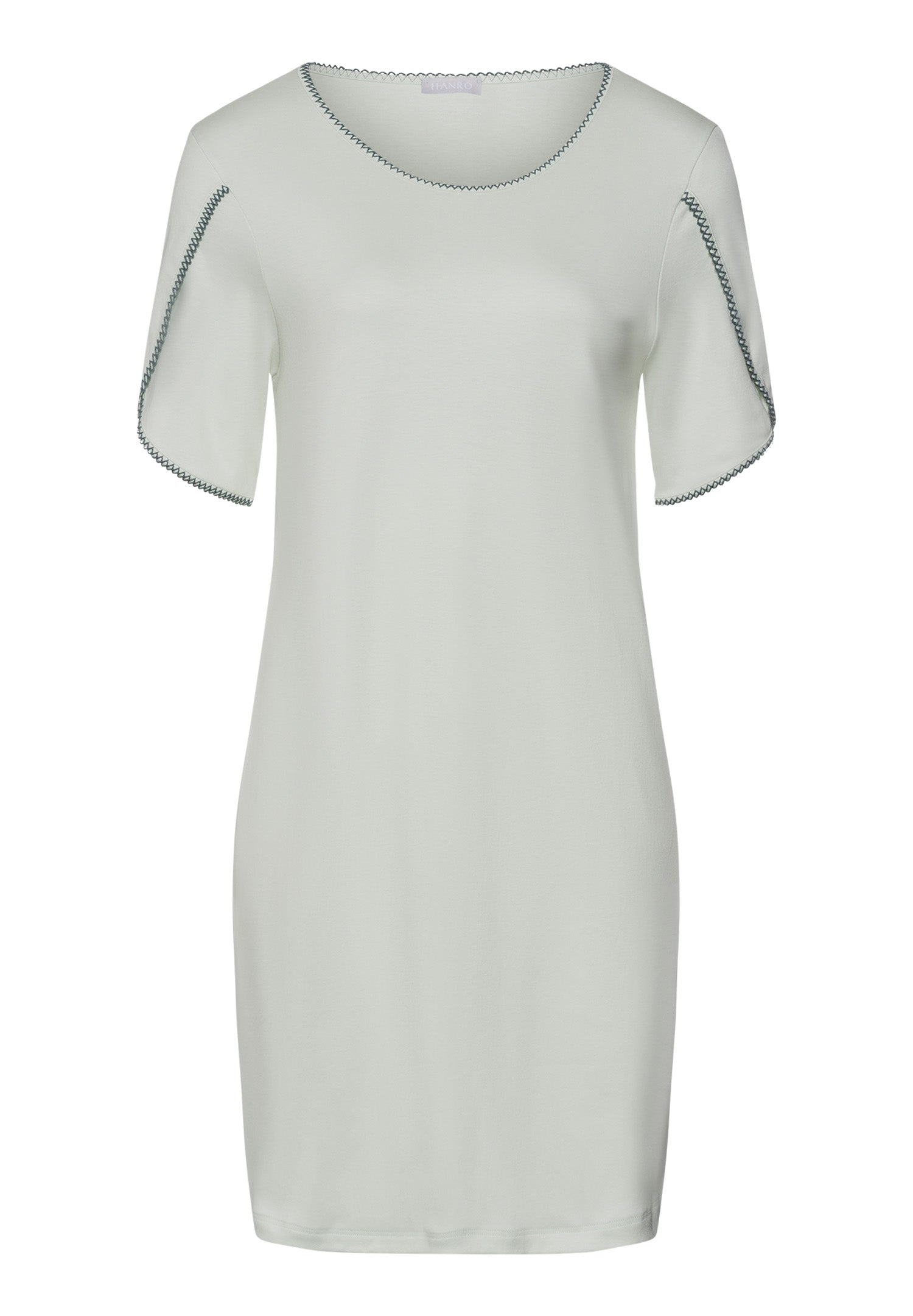 Una Crochetta Stitch Cotton Nightgown | Green Beryl 74771-2707