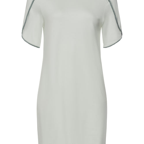 Una Crochetta Stitch Cotton Nightgown | Green Beryl 74771-2707