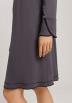 Una Tulip Sleeve Cotton Nightgown | Black Pearl 74772-2183