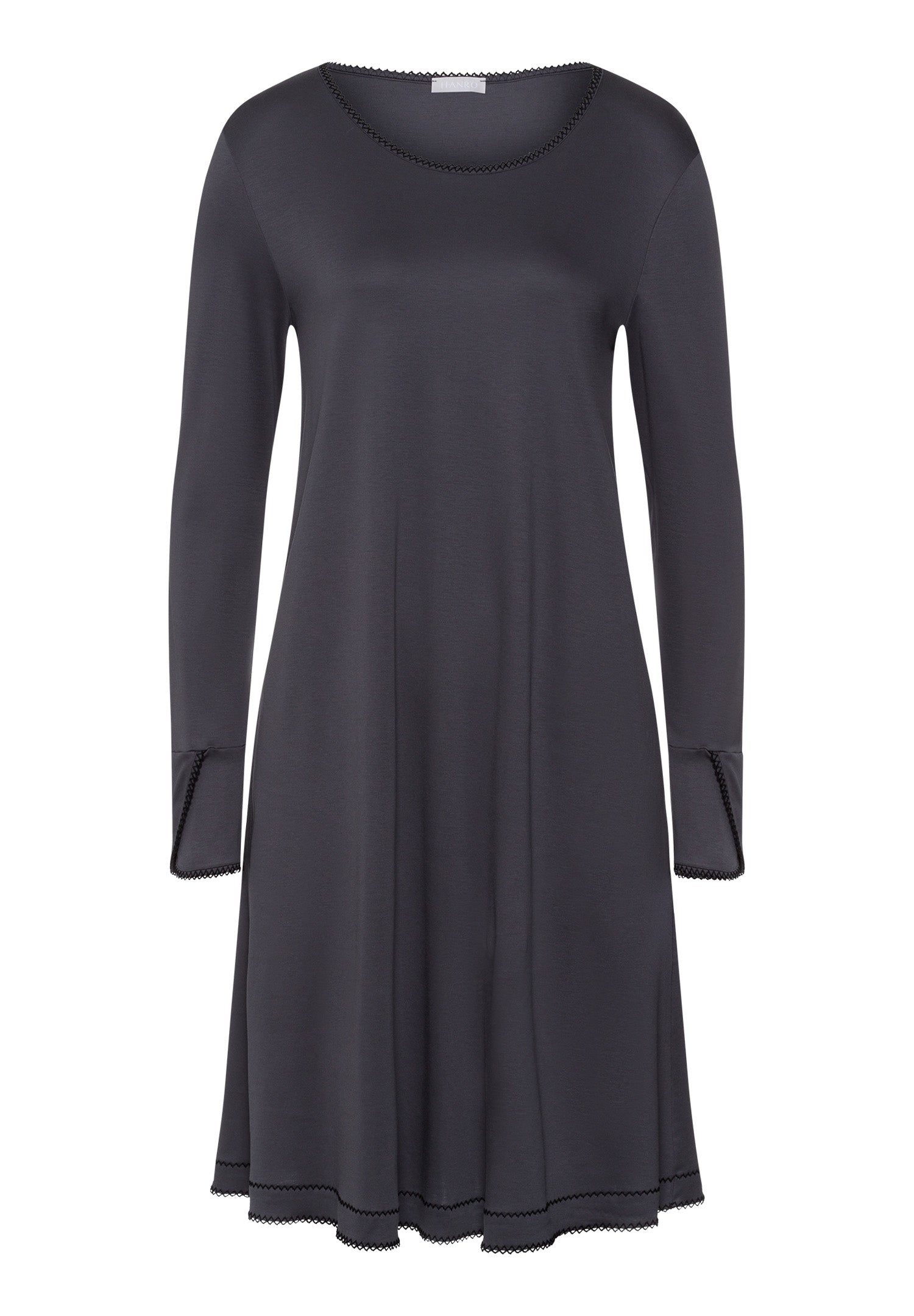 Una Tulip Sleeve Cotton Nightgown | Black Pearl 74772-2183