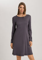 Una Tulip Sleeve Cotton Nightgown | Black Pearl 74772-2183