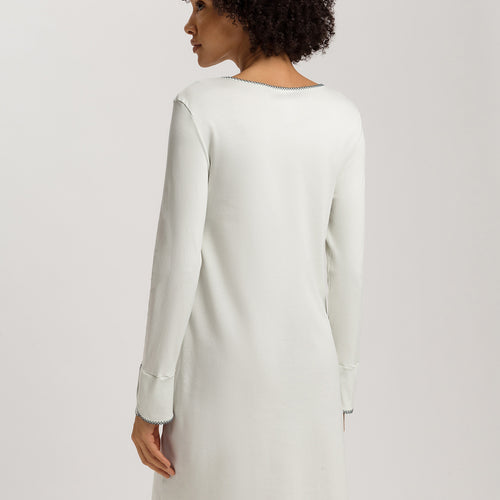 Una Tulip Sleeve Cotton Nightgown | Green Beryl 74772-2707