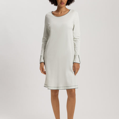 Una Tulip Sleeve Cotton Nightgown | Green Beryl 74772-2707