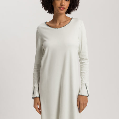 Una Tulip Sleeve Cotton Nightgown | Green Beryl 74772-2707