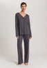 Una Crochetta Stitch Cotton Pajama Set | Black Pearl 74773-2183